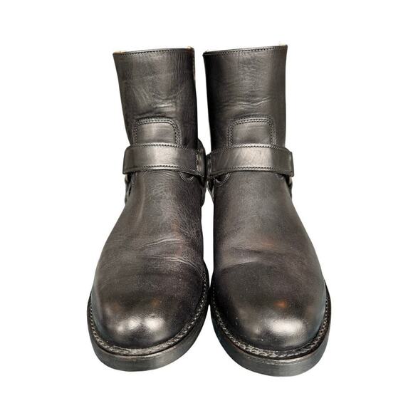 FRYE Philip Harness boots, size Men\'s 12; 100% Premium Leather; Biker; Western